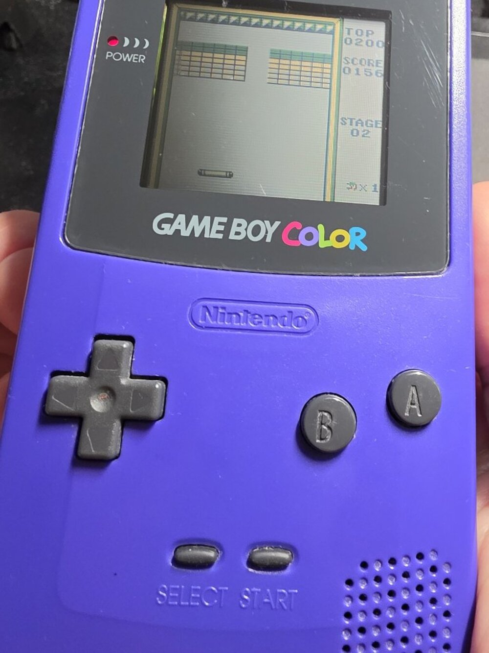 Nintendo Gameboy Color Grape Handheld Console